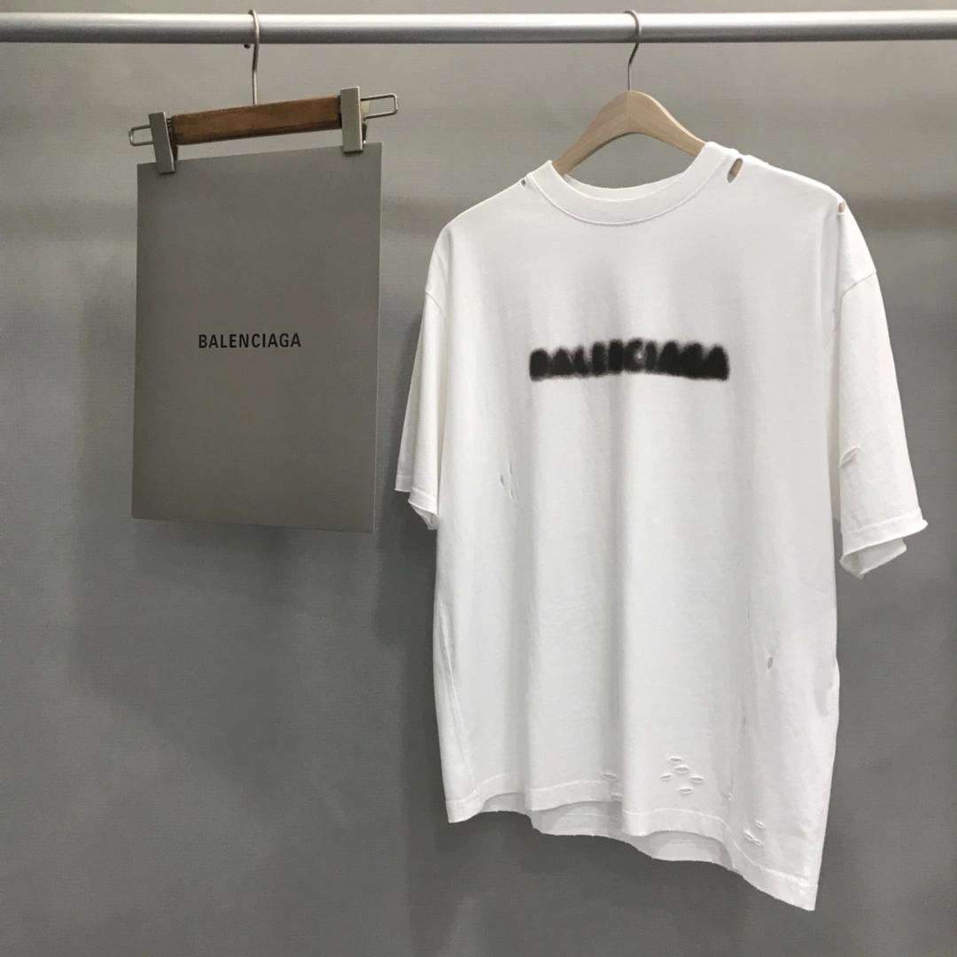 Sleek B*alenciaga T-shirt Top Quality DSX 20230626- 11080