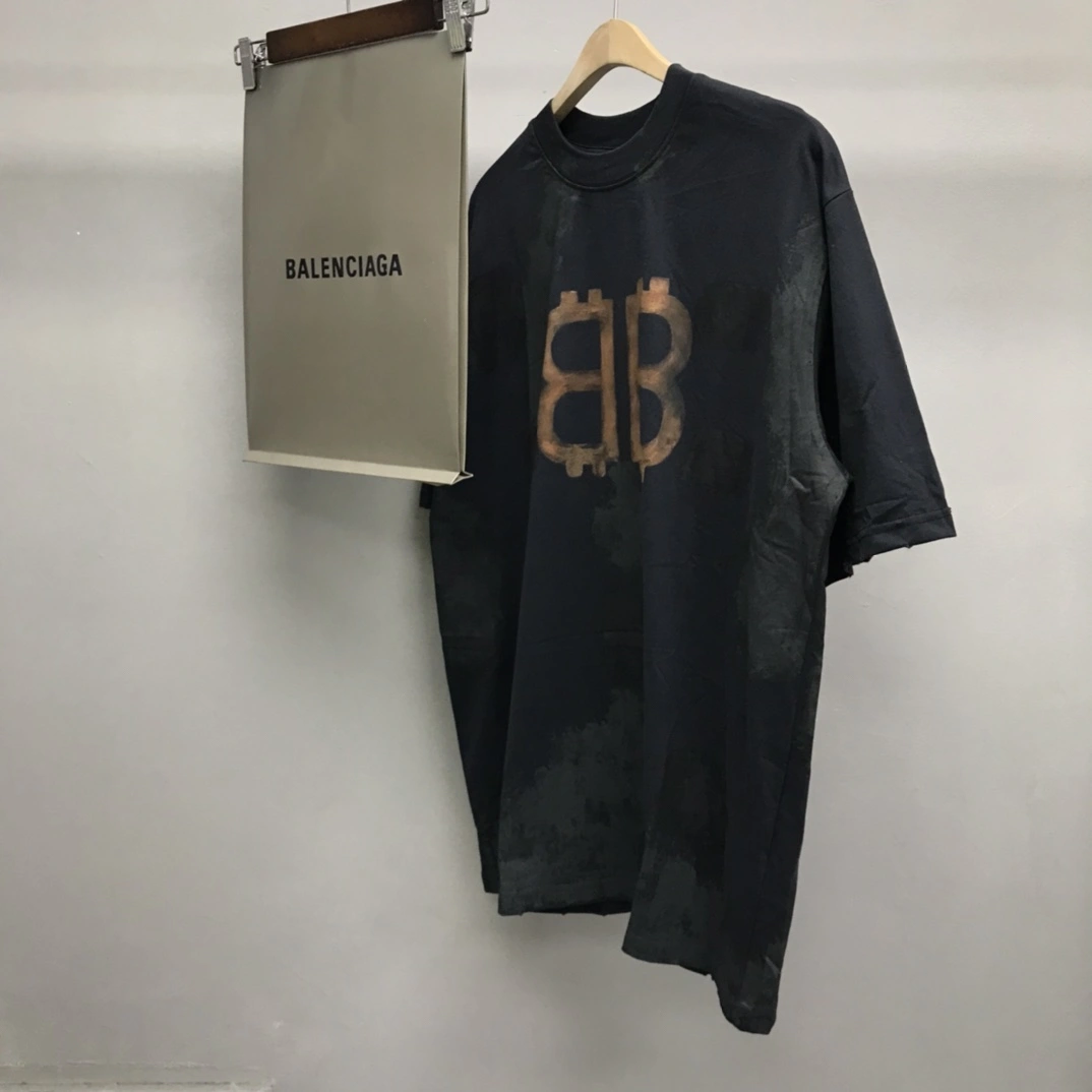 B*alenciaga T-shirt Top Quality DSX 20230626- Bold 11063