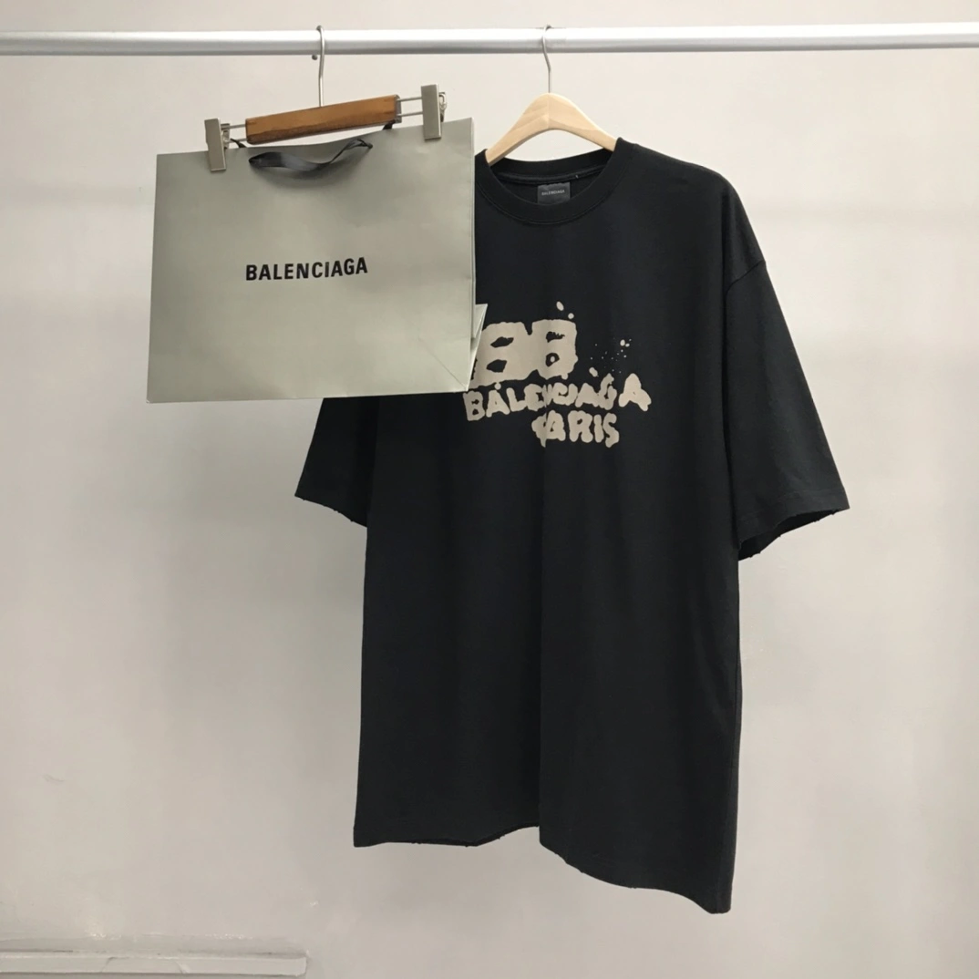 Lightweight B*alenciaga T-shirt Top Quality DSX 20230714- 11039