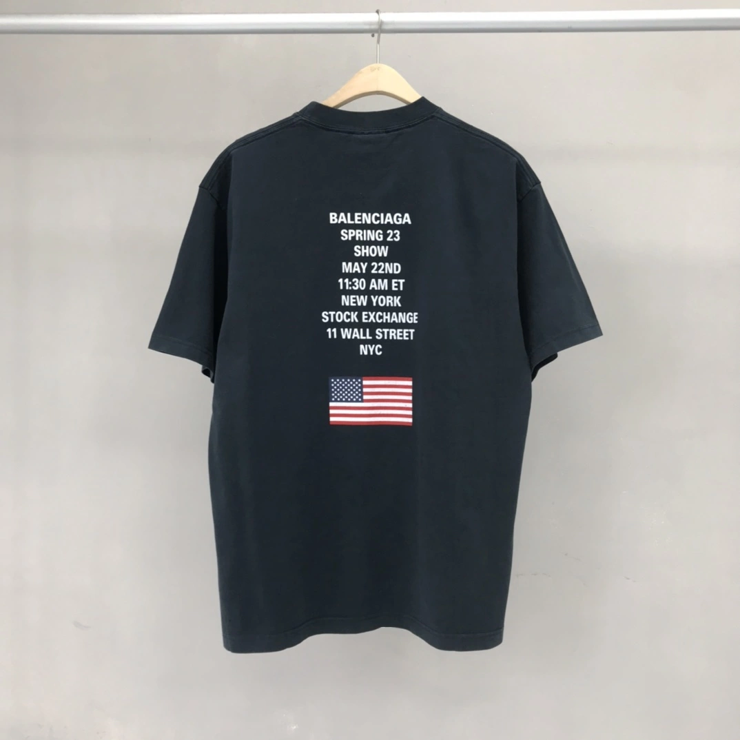 B*alenciaga T-shirt Top Quality DSX 20230714- Breathable 11031