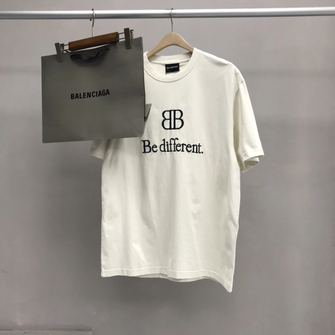 RelaxedFit B*alenciaga T-shirt Top Quality DSX 20230714- 11027