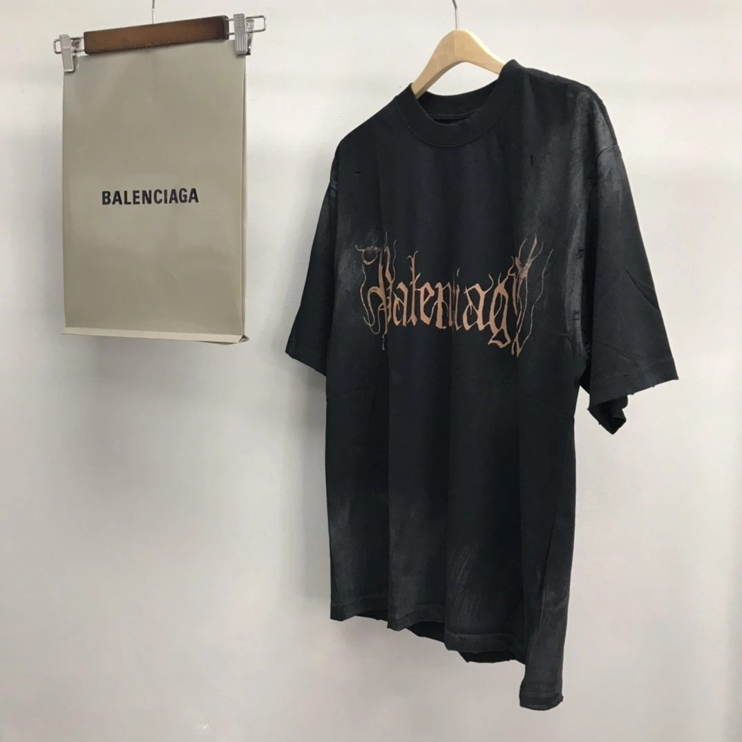 Breathable B*alenciaga T-shirt Top Quality DSX 20230921- 10973
