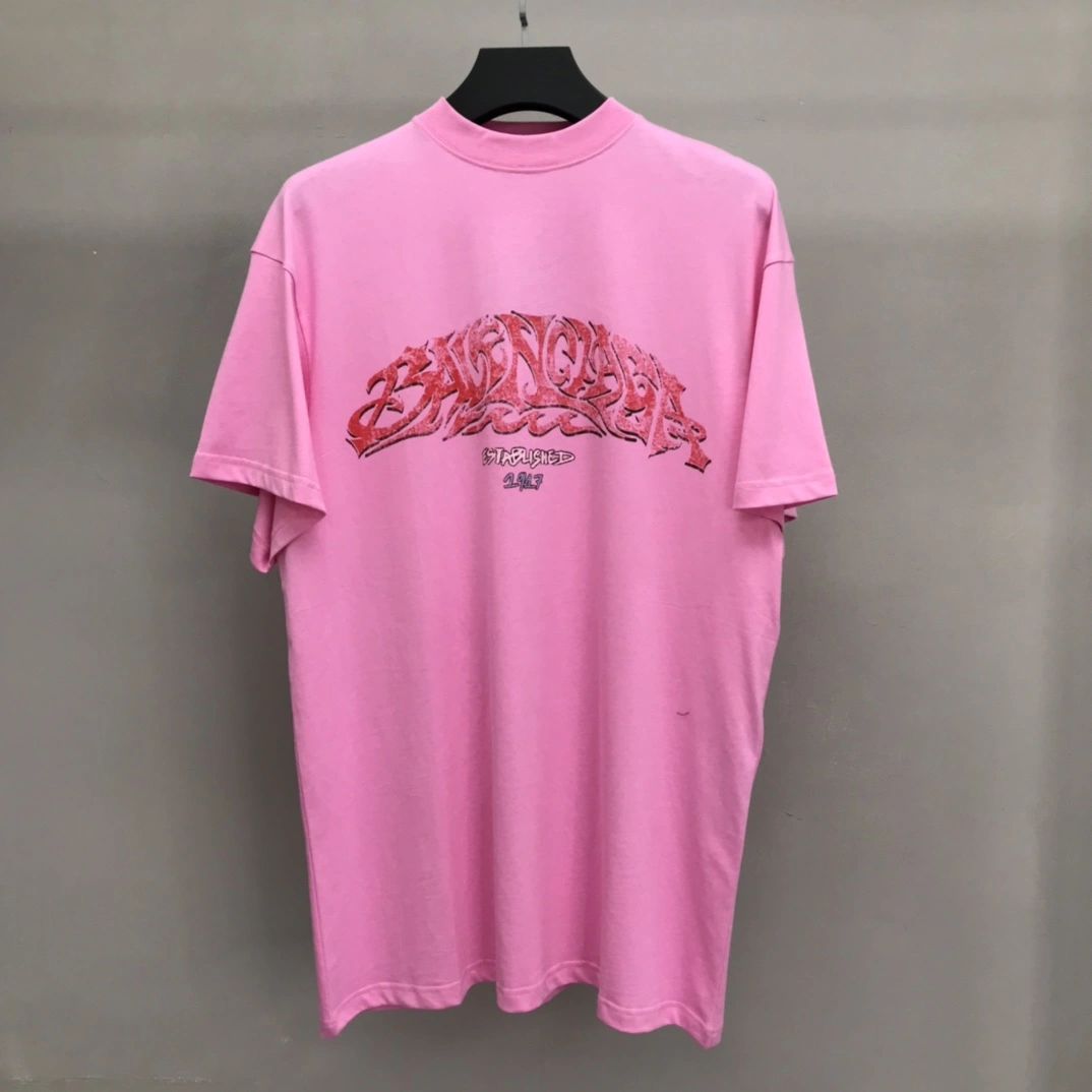 Stretchable B*alenciaga T-shirt Top Quality DSX 20230922- 10798