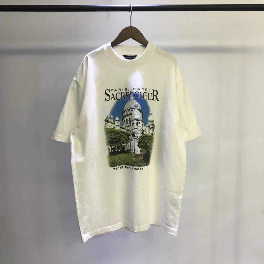 SoftTouch B*alenciaga T-shirt Top Quality DSX 20230922- 10755