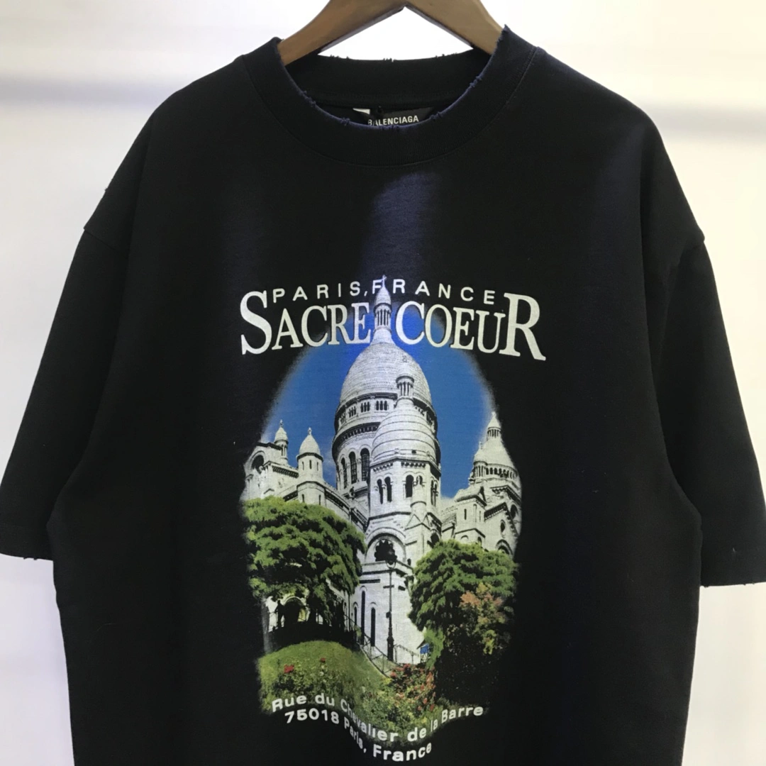 B*alenciaga T-shirt Top Quality DSX 20230922- SmoothTexture 10757