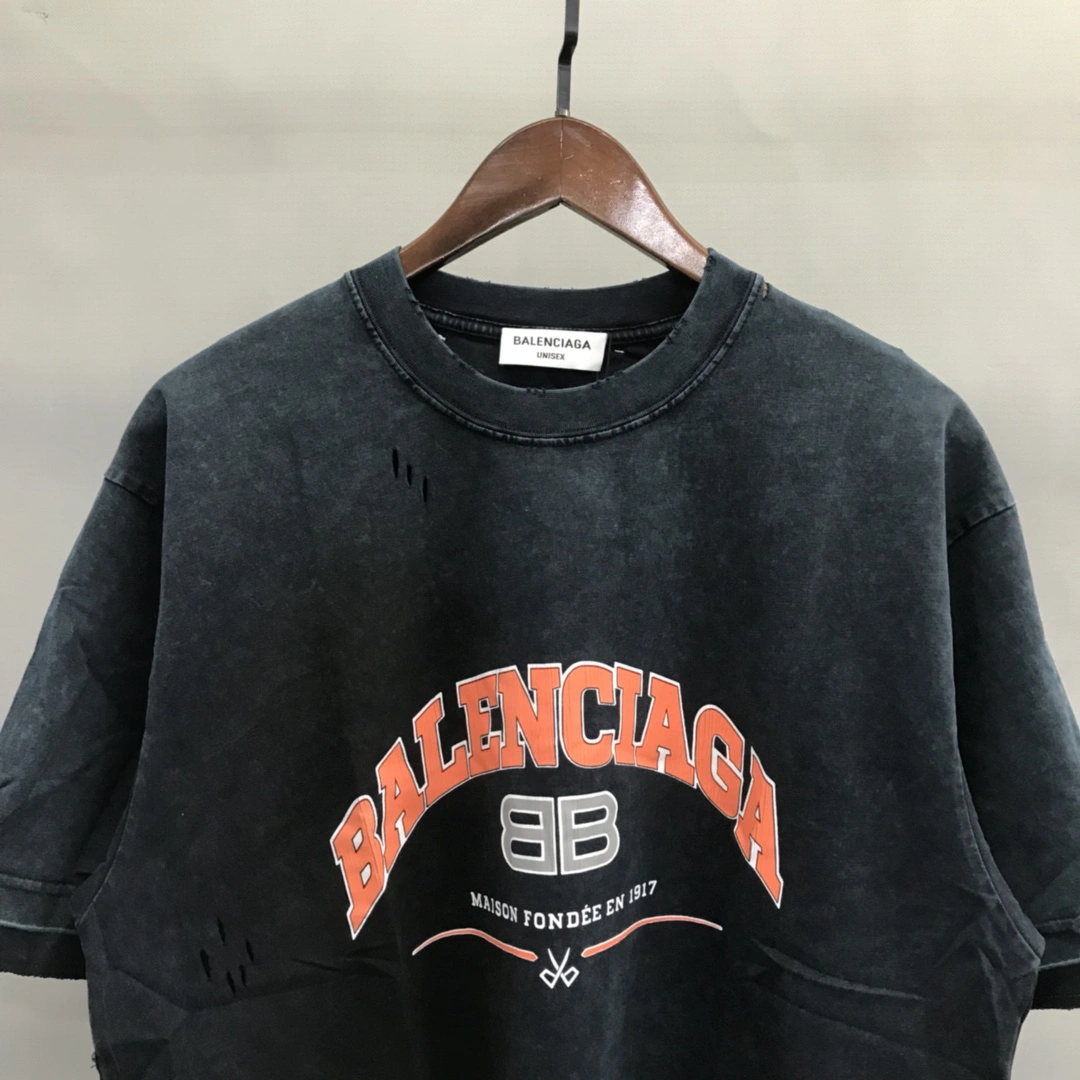B*alenciaga T-shirt Top Quality DSX 20230922- Colorful 10866