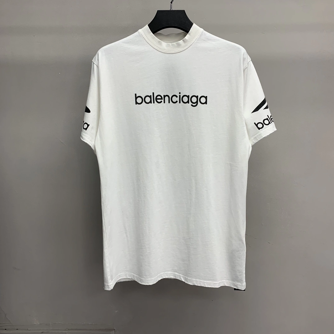 B*alenciaga T-shirt Top Quality KOF 20250419- WrinkleFree 9894