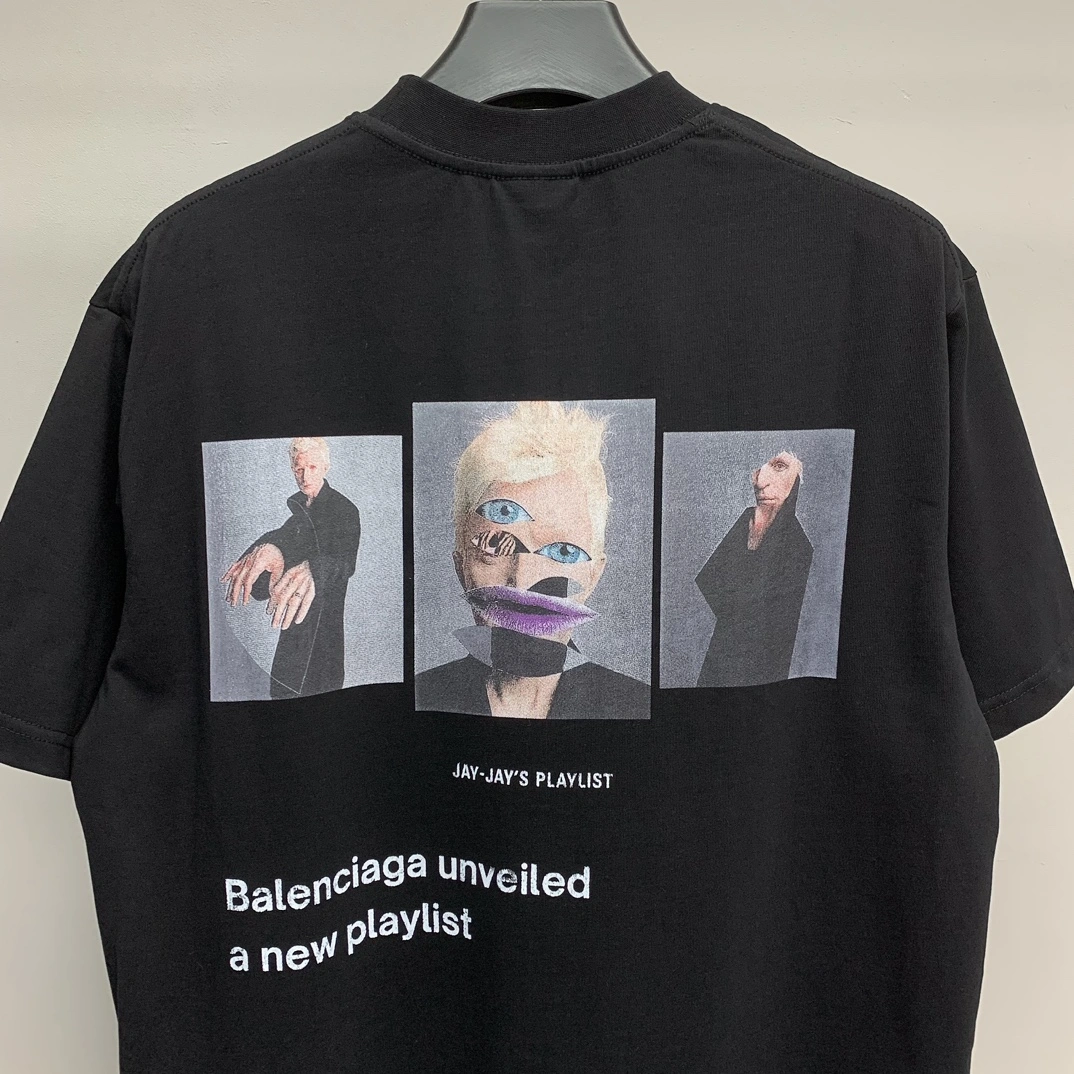 B*alenciaga T-shirt Top Quality KOF 20250419- SmoothTexture 9883