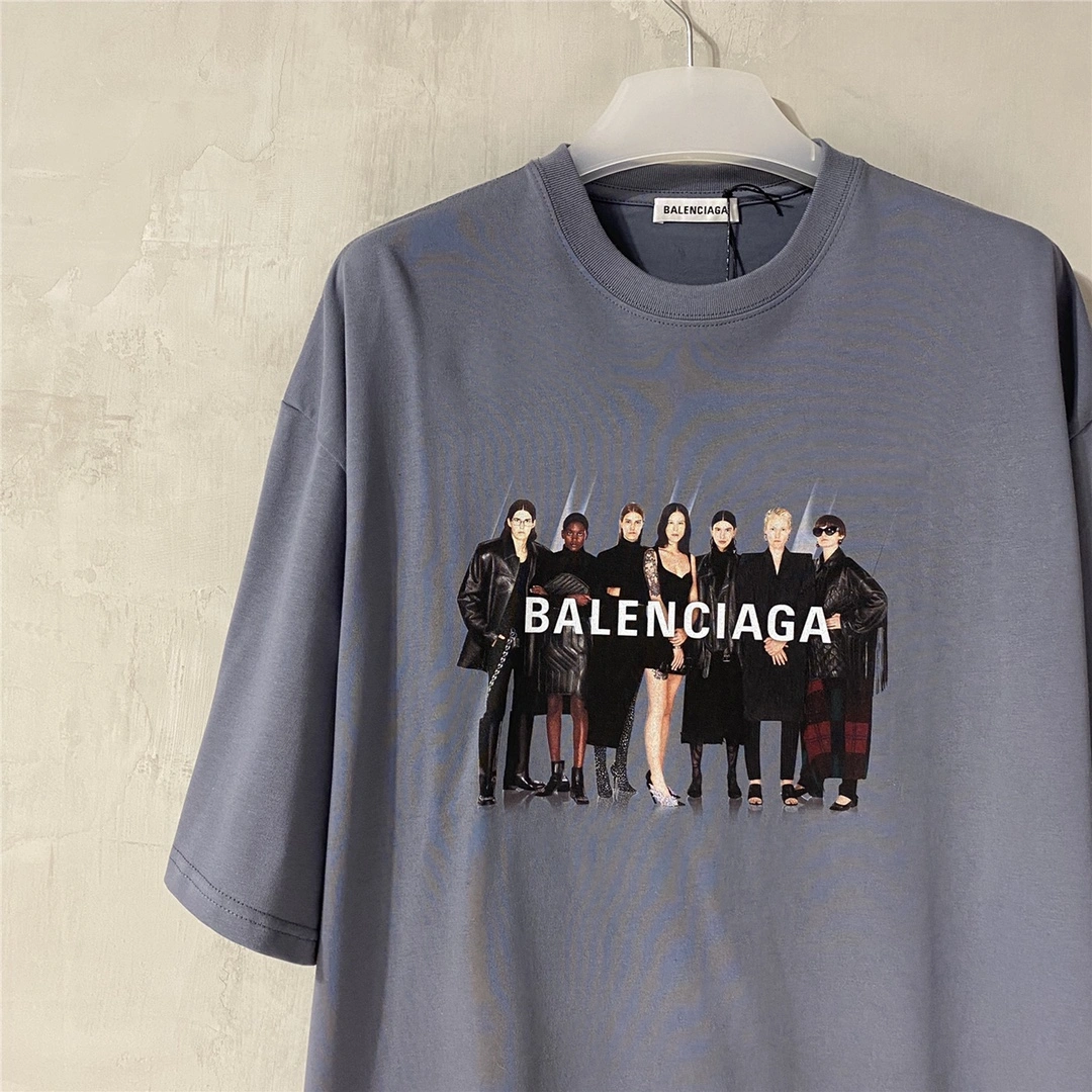 B*alenciaga T-shirt Top Quality WM 20240530- WrinkleFree 10237