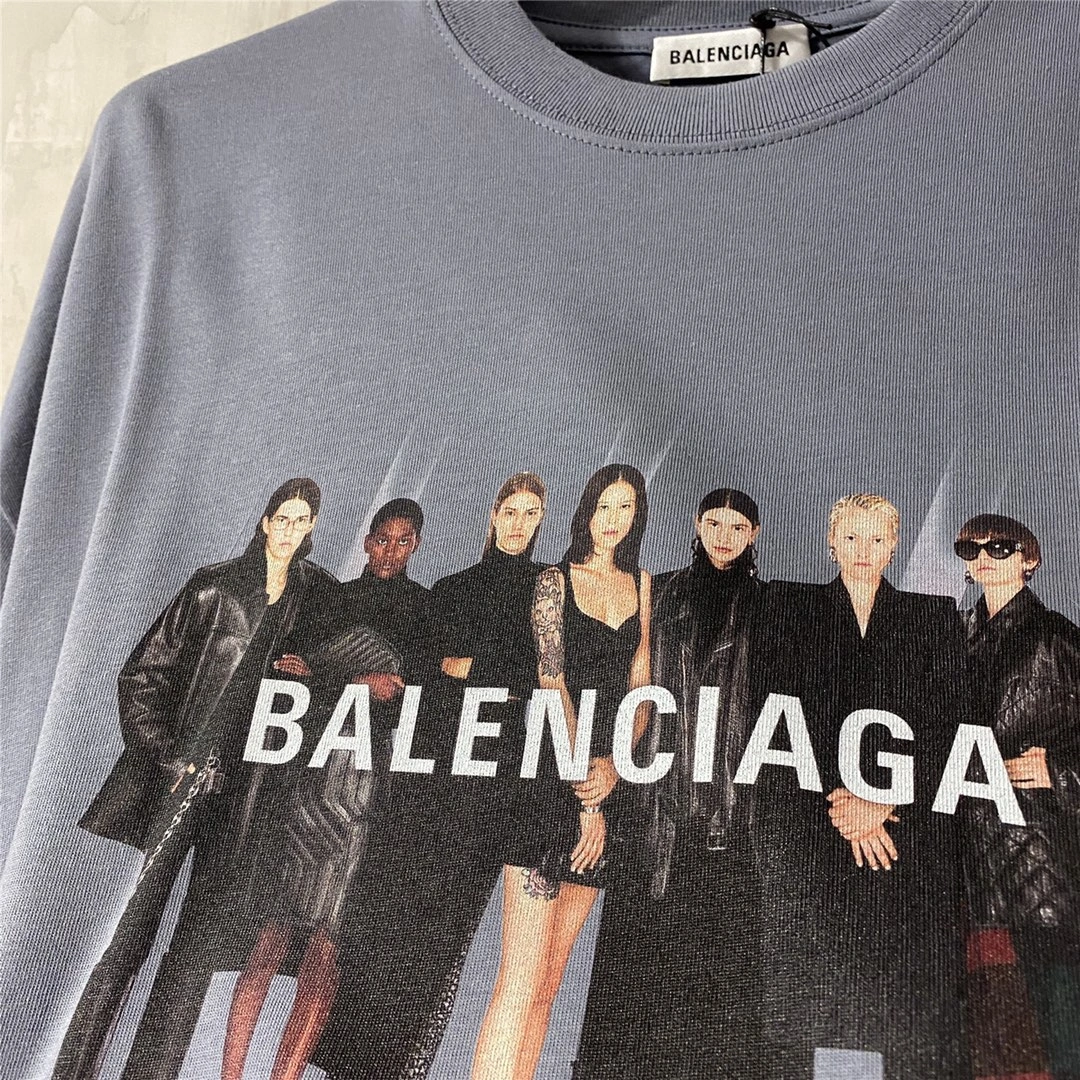 B*alenciaga T-shirt Top Quality WM 20240530- WrinkleFree 10237