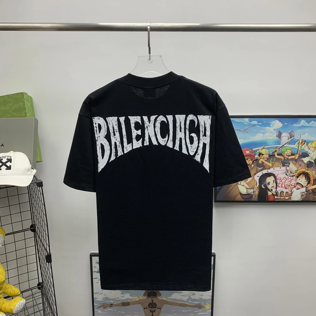 B*alenciaga T-shirt Top Quality WM 20240530- Thermal 10388