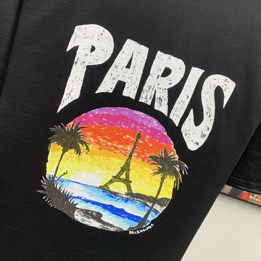 B*alenciaga T-shirt Top Quality WM 20240530- Thermal 10388
