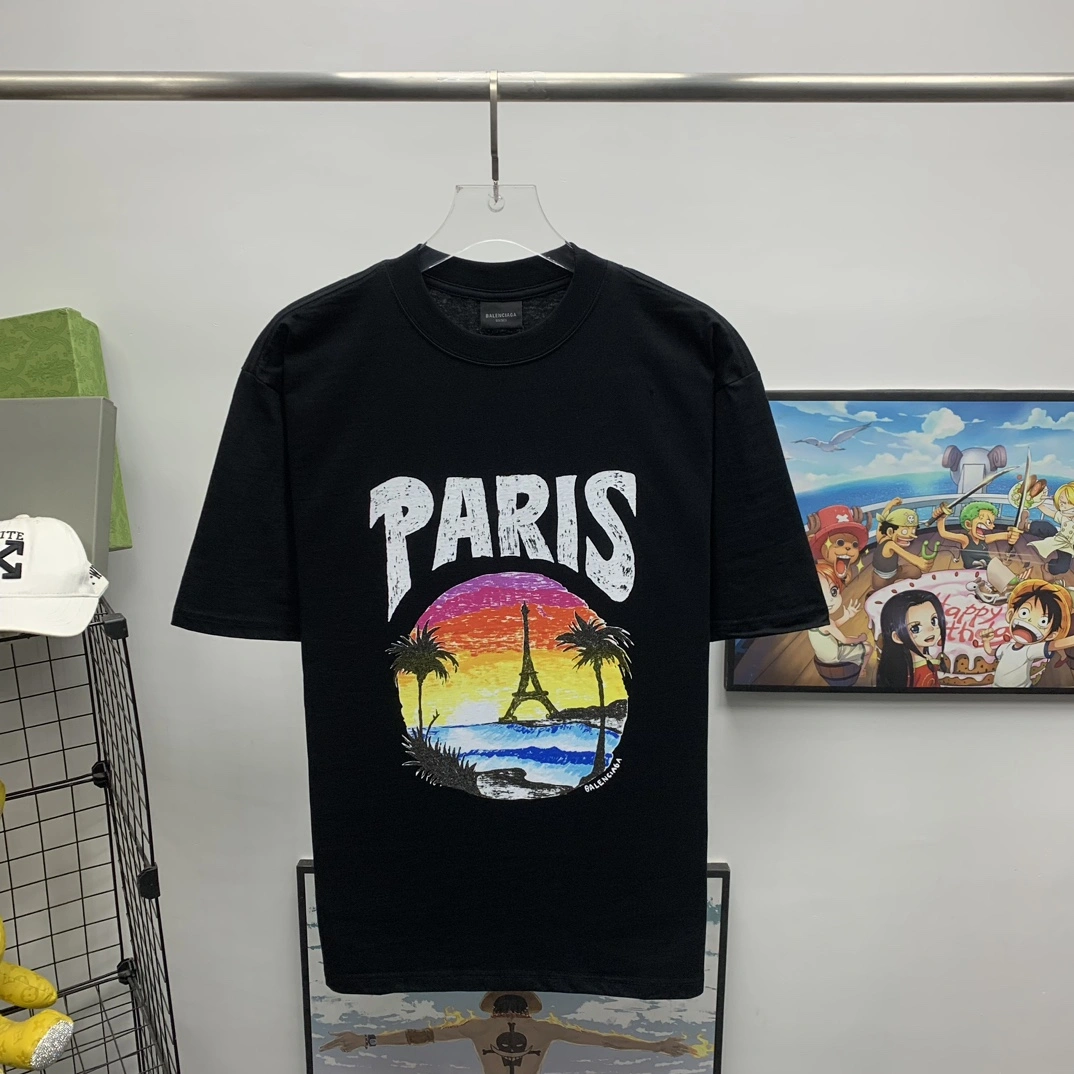 B*alenciaga T-shirt Top Quality WM 20240530- Thermal 10388