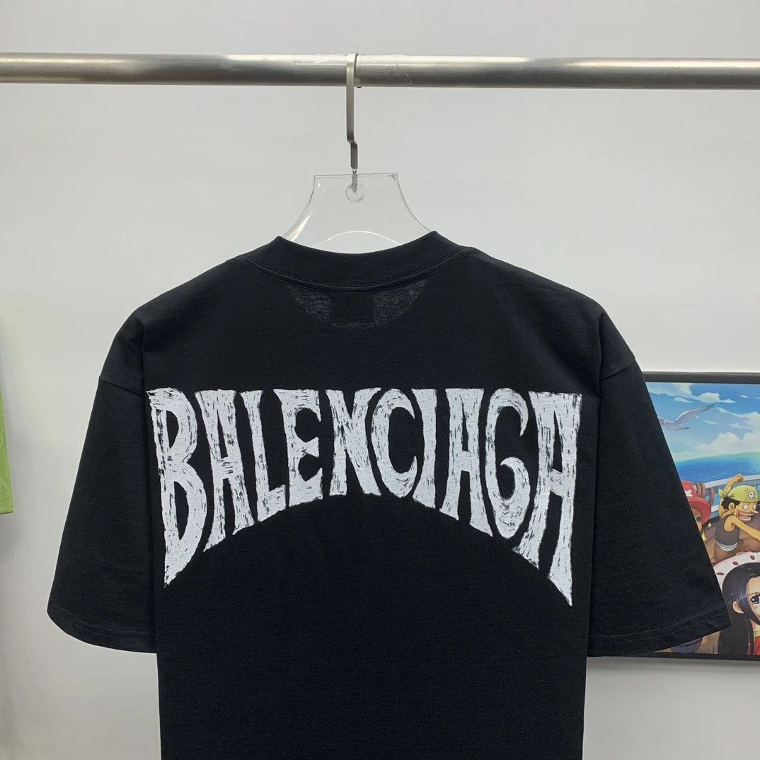 B*alenciaga T-shirt Top Quality WM 20240530- Thermal 10388