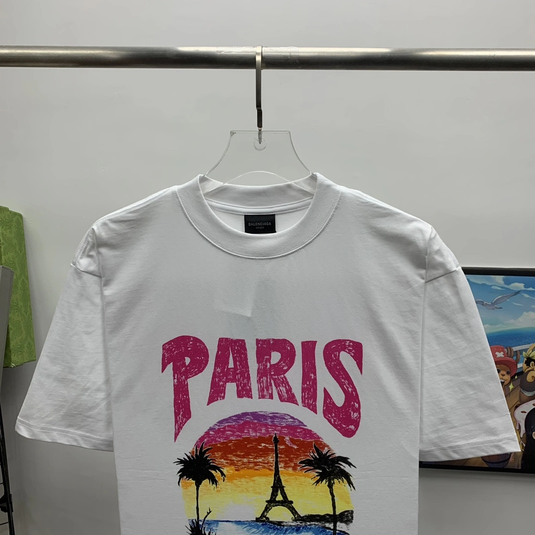 Thermal B*alenciaga T-shirt Top Quality WM 20240530- 10387