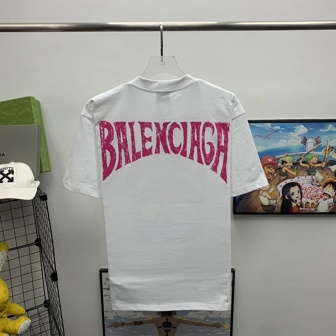 Thermal B*alenciaga T-shirt Top Quality WM 20240530- 10387