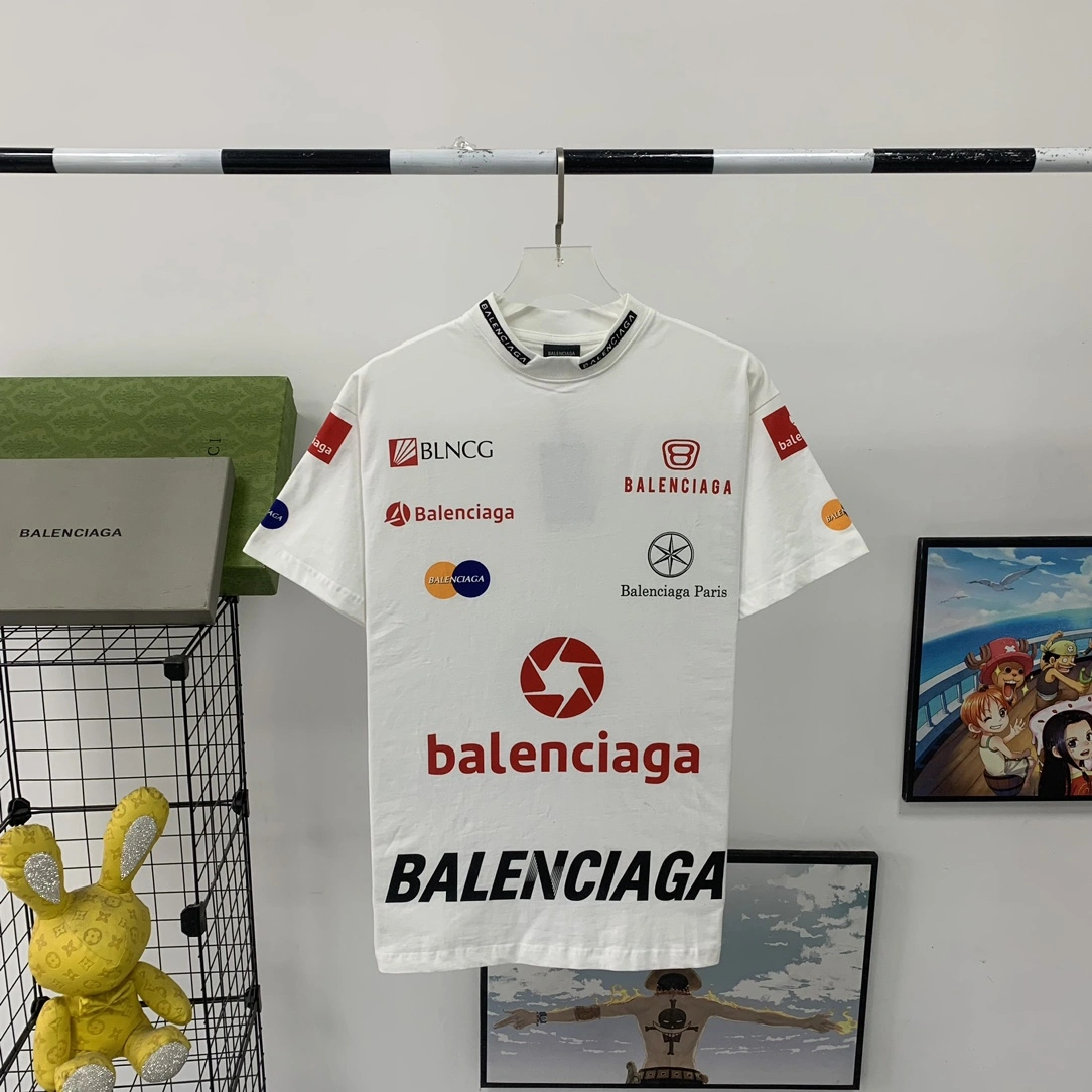Breathable B*alenciaga T-shirt Top Quality WM 20240530- 10385