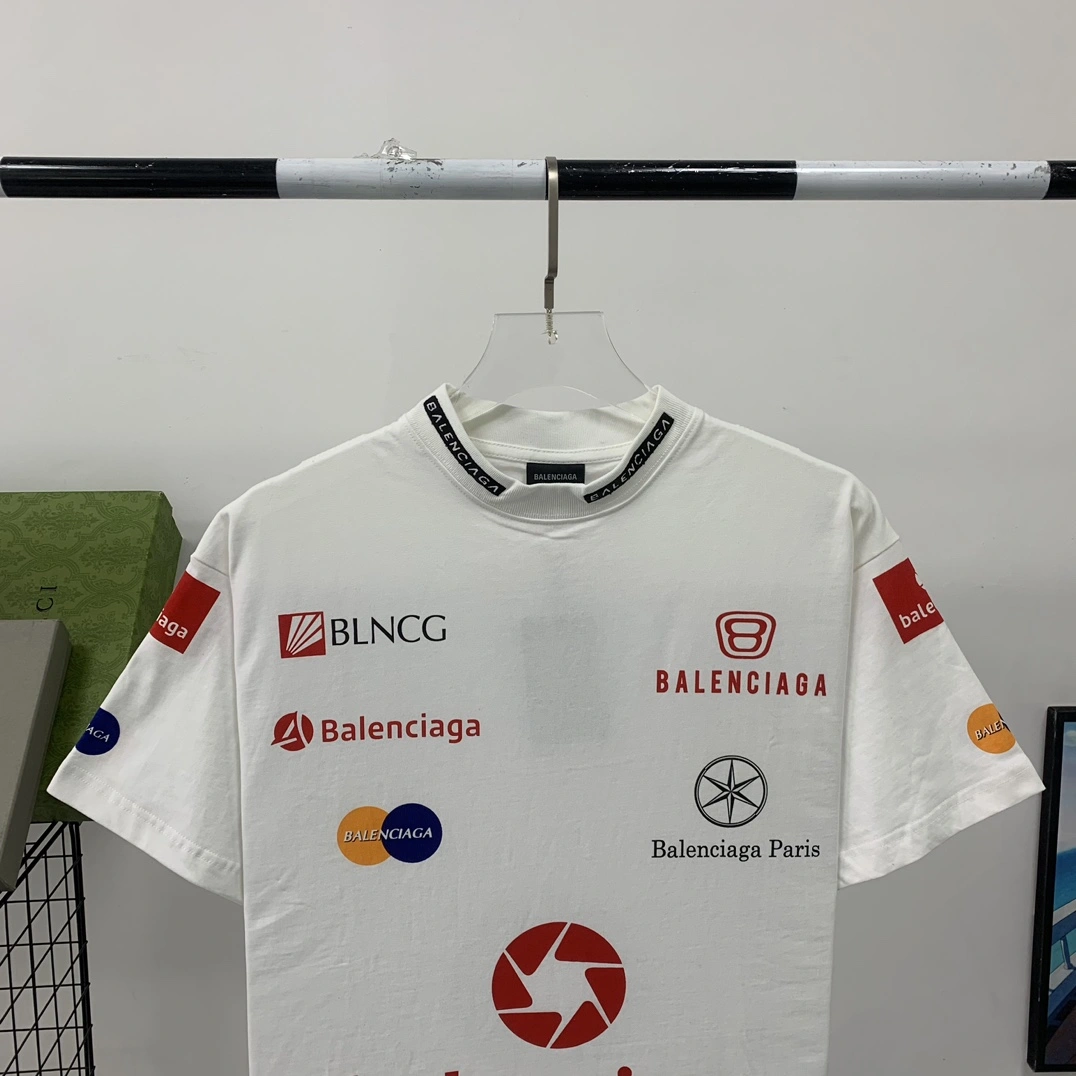 Breathable B*alenciaga T-shirt Top Quality WM 20240530- 10385