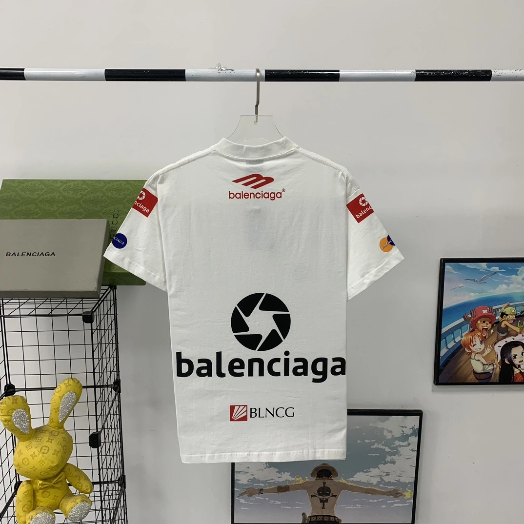 Breathable B*alenciaga T-shirt Top Quality WM 20240530- 10385