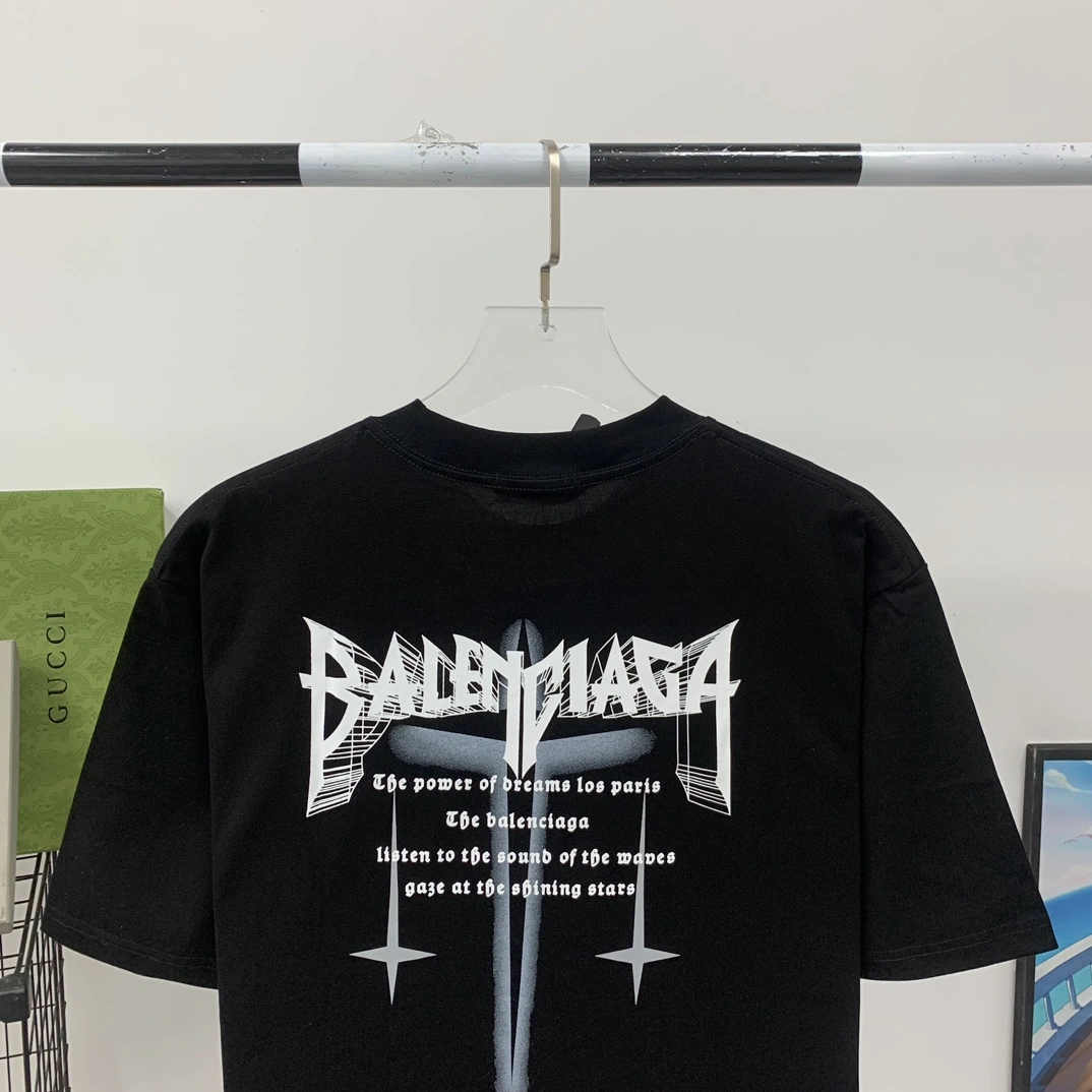 Practical B*alenciaga T-shirt Top Quality WM 20240530- 10300