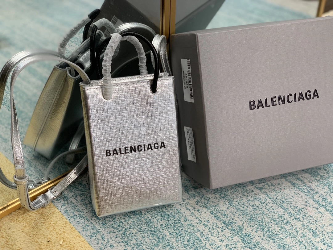 B*alenciaga Top Bag 18*4.5*12cm EasyCare 9091