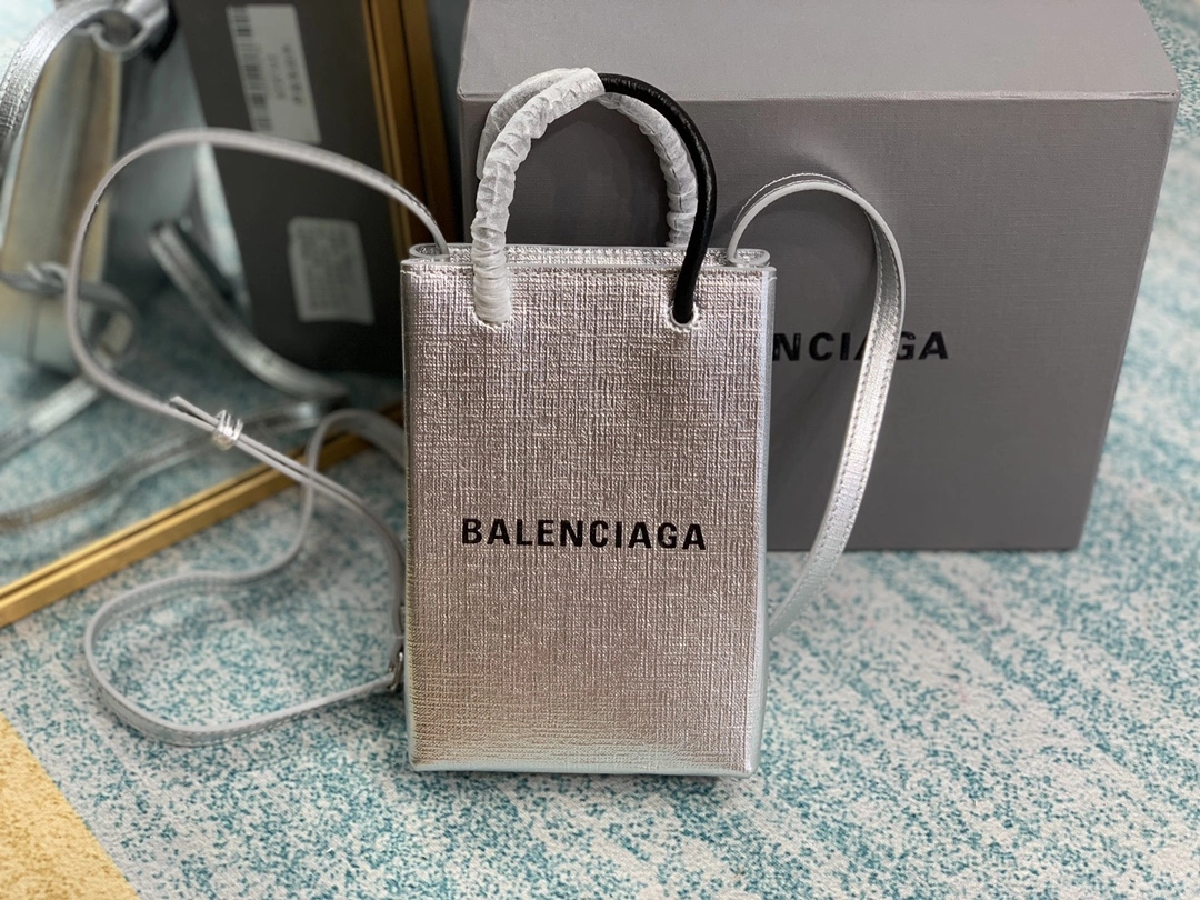 B*alenciaga Top Bag 18*4.5*12cm EasyCare 9091