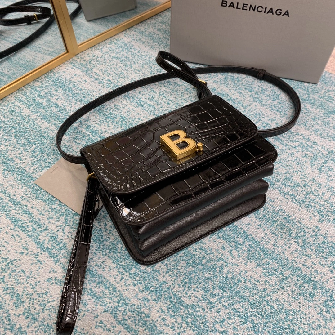 B*alenciaga Top Bag 18*9*4cm EasyCare 9075