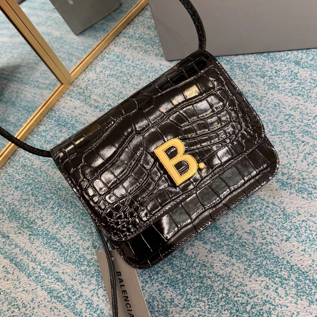 B*alenciaga Top Bag 18*9*4cm EasyCare 9075