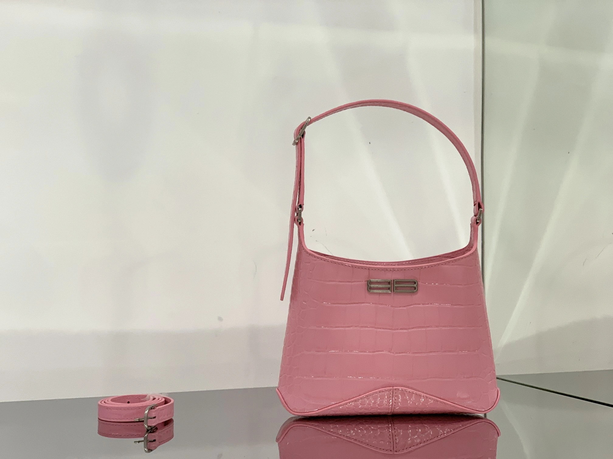 B*alenciaga Top Bag 19.8*18.8*4.8cm OdorResistant 9200