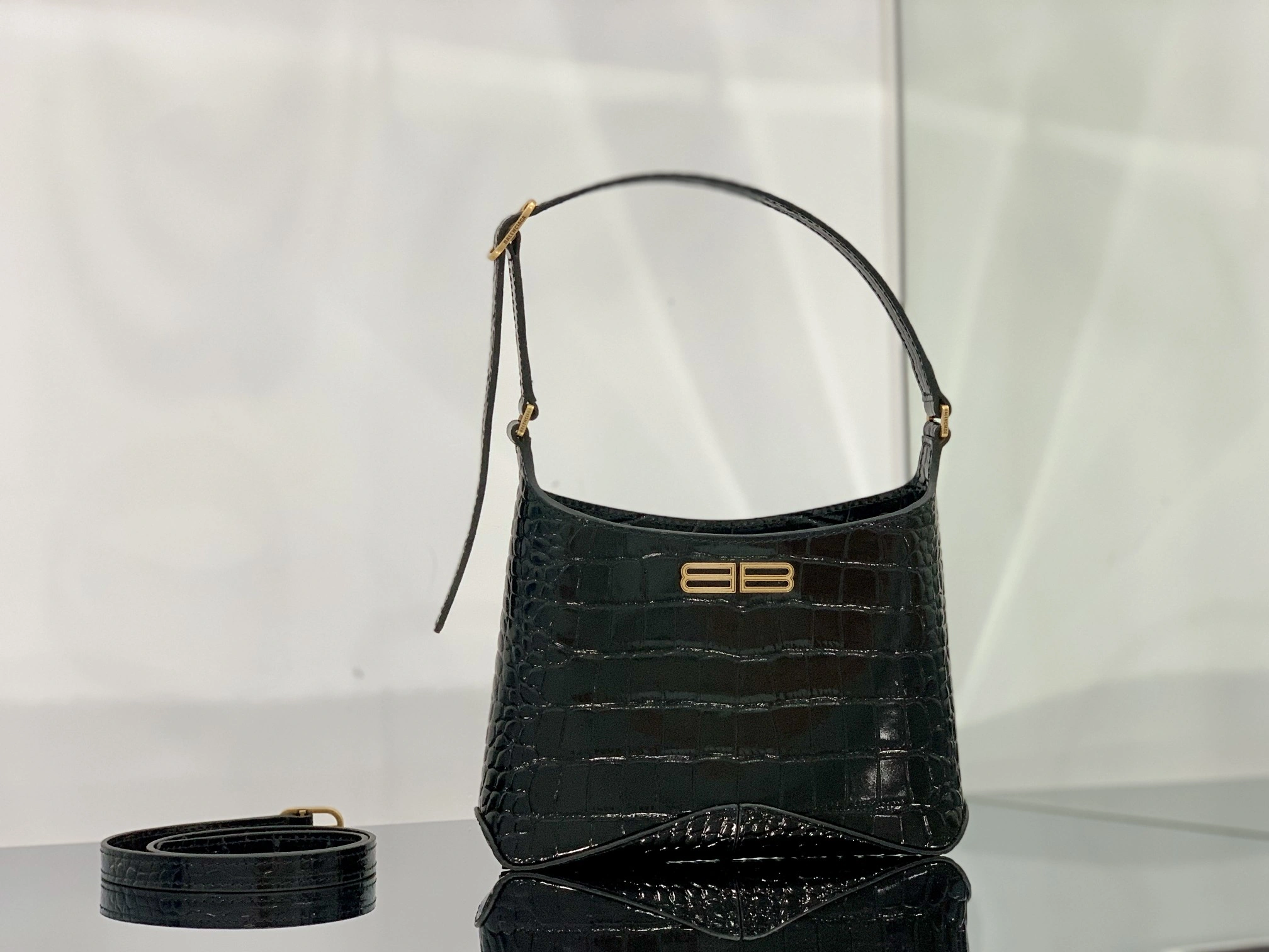 B*alenciaga Top Bag 19.8*18.8*4.8cm DailyWear 9193