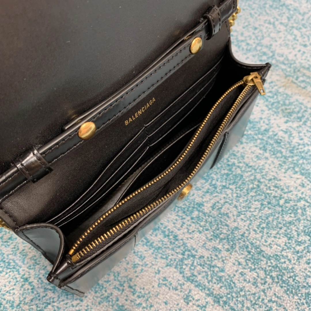 B*alenciaga Top Bag 19*12*5cm ZipUp 9118