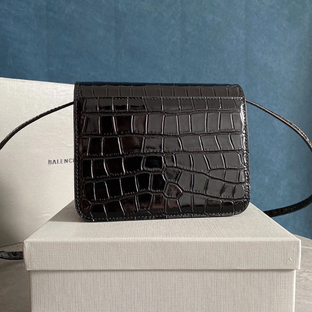 B*alenciaga Top Bag 19*14*7cm Flexible 9171