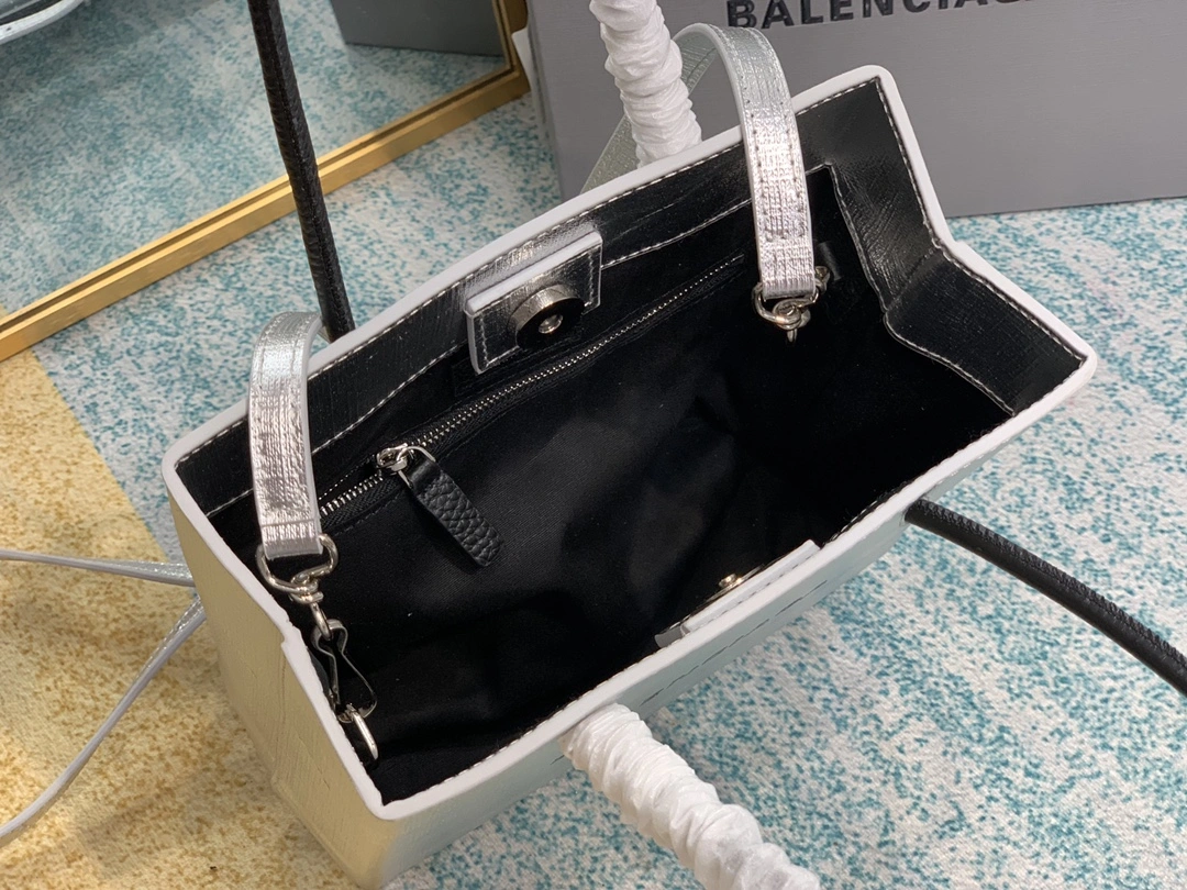Breathable B*alenciaga Top Bag 19*20*9cm 9085