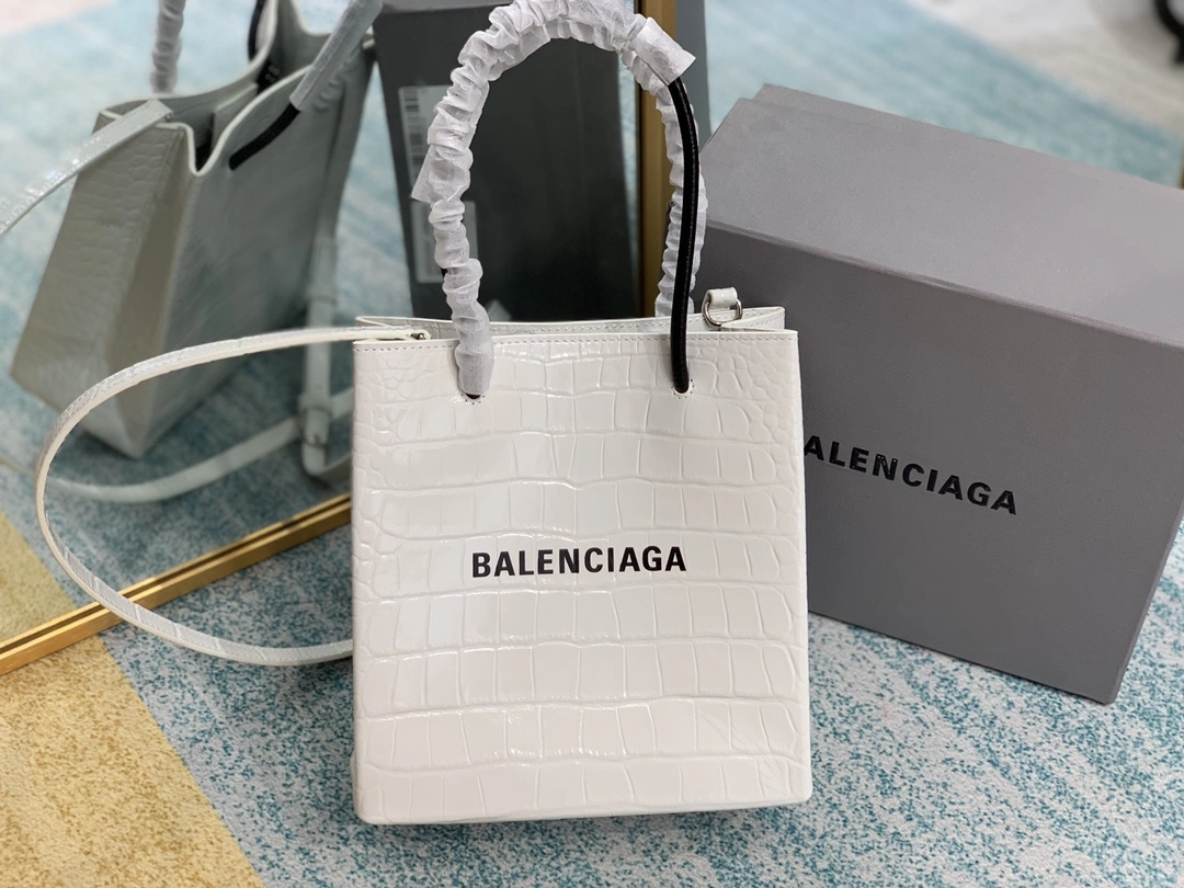 B*alenciaga Top Bag 19*20*9cm Trendsetting 9079