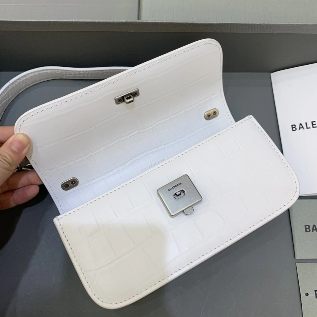 B*alenciaga Top Bag 19*5.5*10cm SmoothTexture 9163