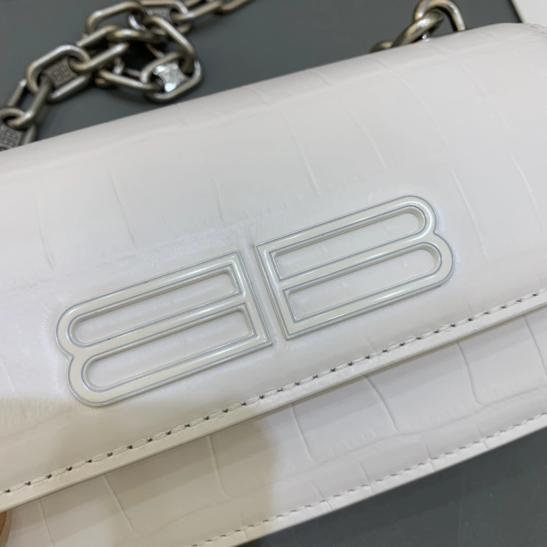 B*alenciaga Top Bag 19*5.5*10cm SmoothTexture 9163