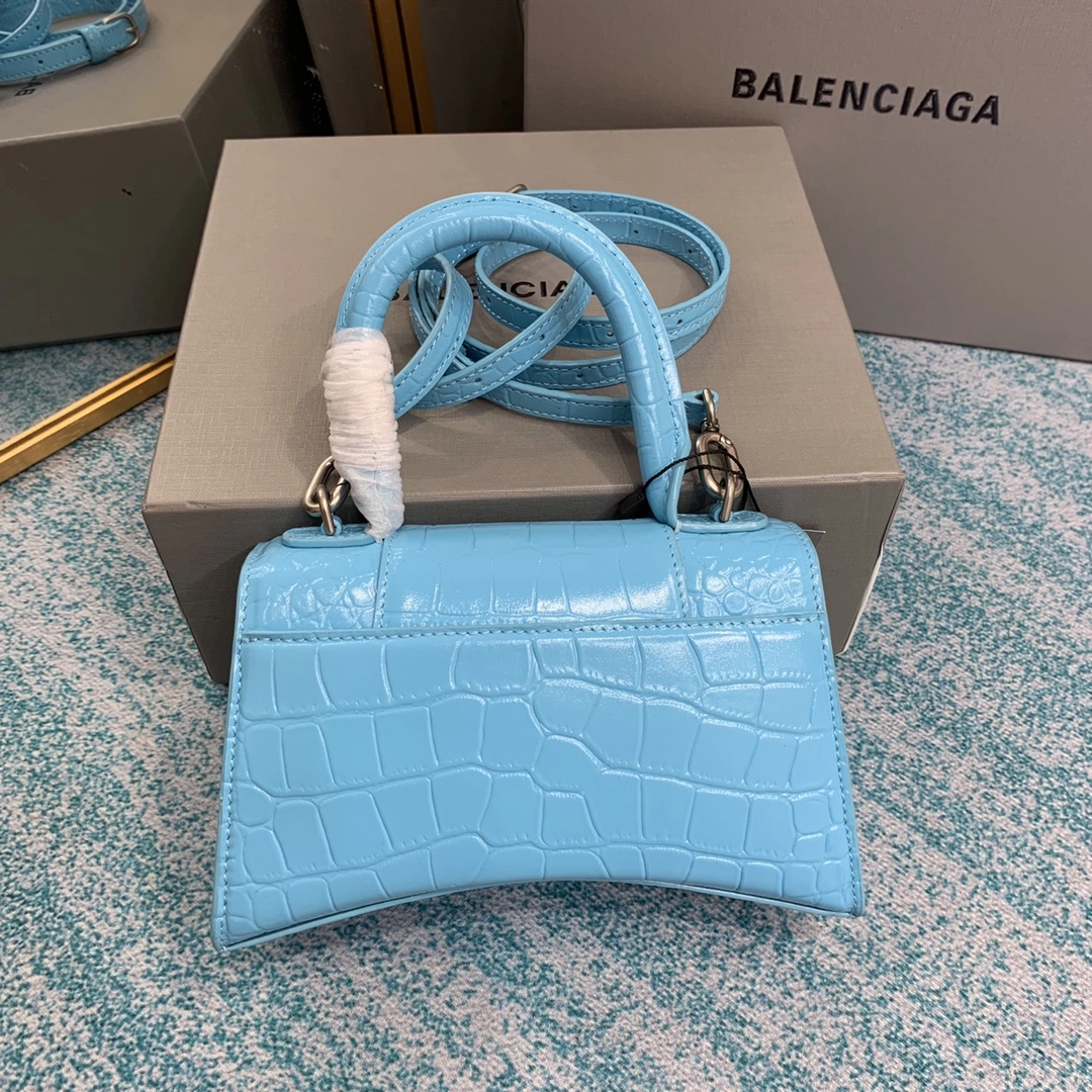 B*alenciaga Top Bag 19*8*21cm Comfortable 9095