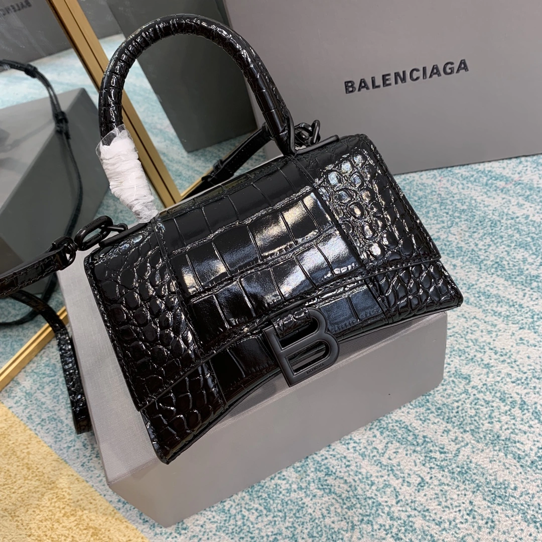 B*alenciaga Top Bag 19*8*21cm Unisex 9094