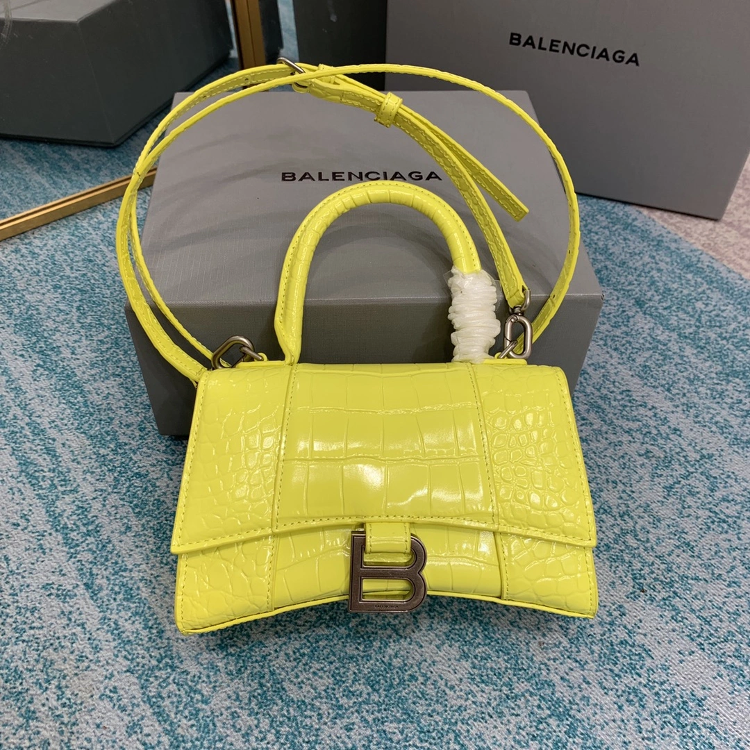 B*alenciaga Top Bag 19*8*21cm Bold 9097