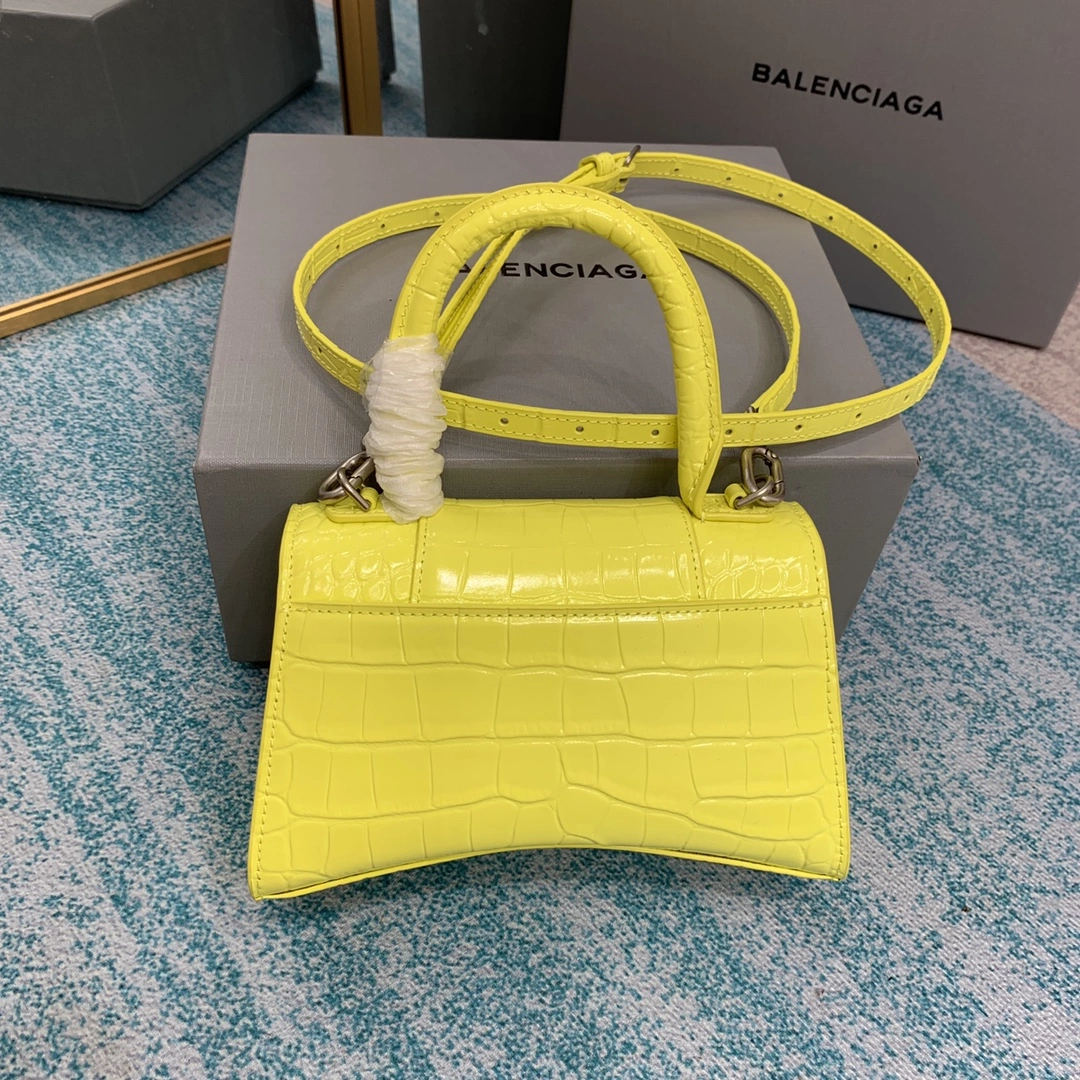 B*alenciaga Top Bag 19*8*21cm Bold 9097