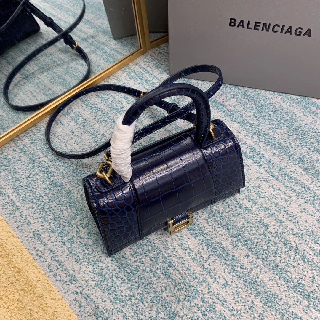 B*alenciaga Top Bag 19*8*21cm Effortless 9096