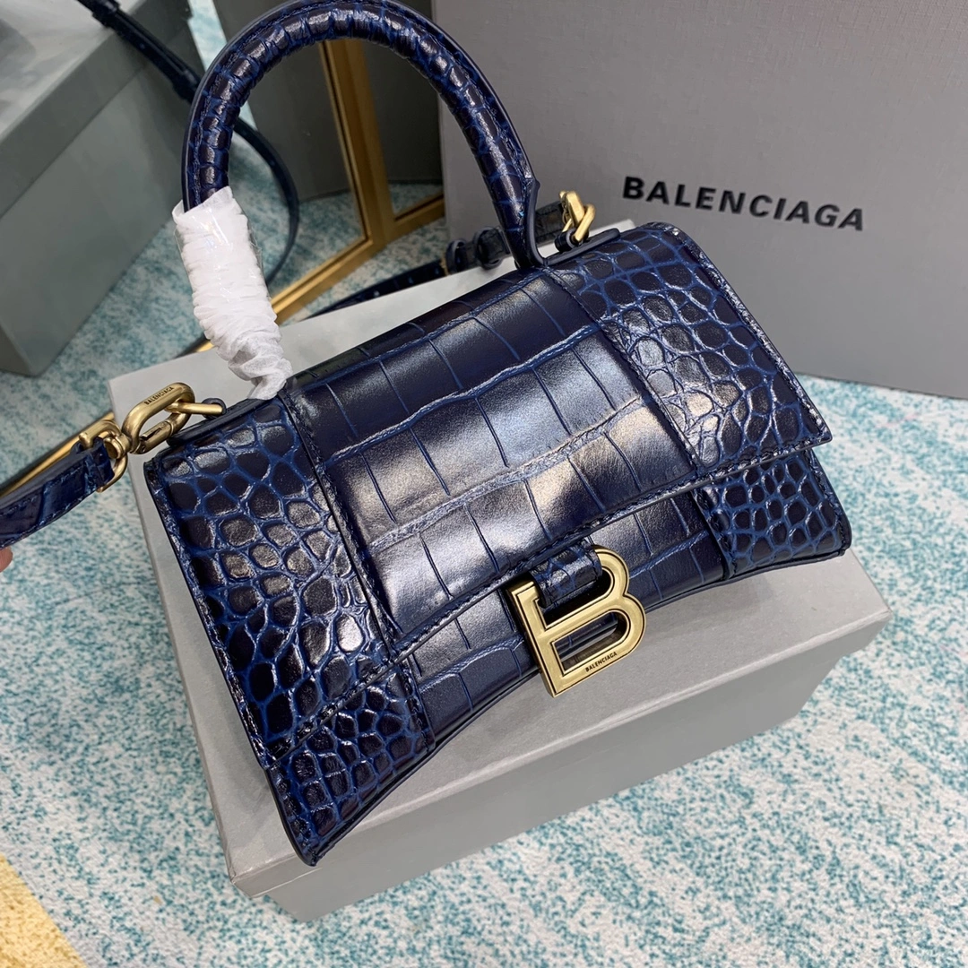 B*alenciaga Top Bag 19*8*21cm Effortless 9096