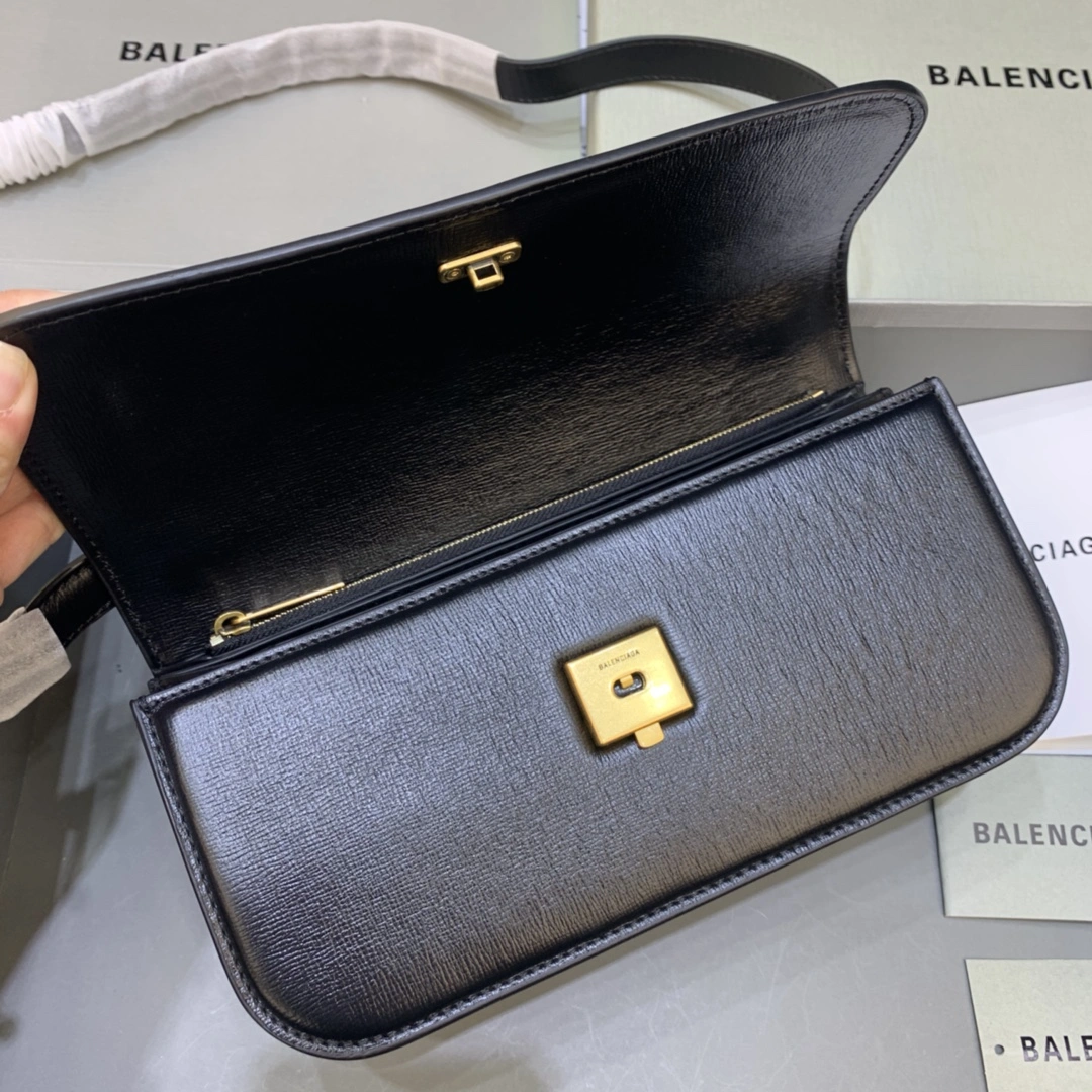 B*alenciaga Top Bag 23.5*12.4*10.4cm Functional 9164