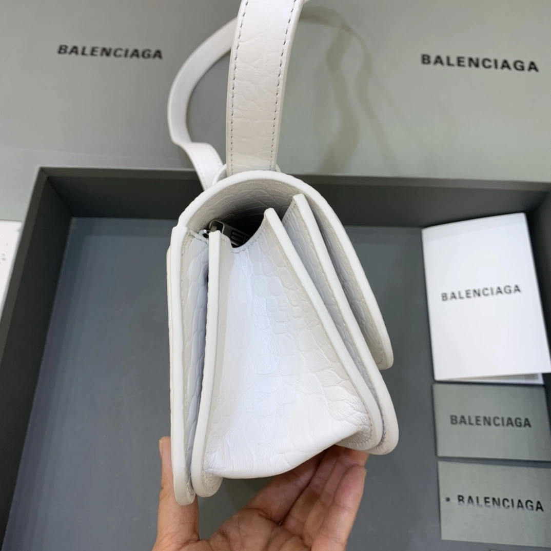 B*alenciaga Top Bag 23.5*12.4*10.4cm Minimalist 9161