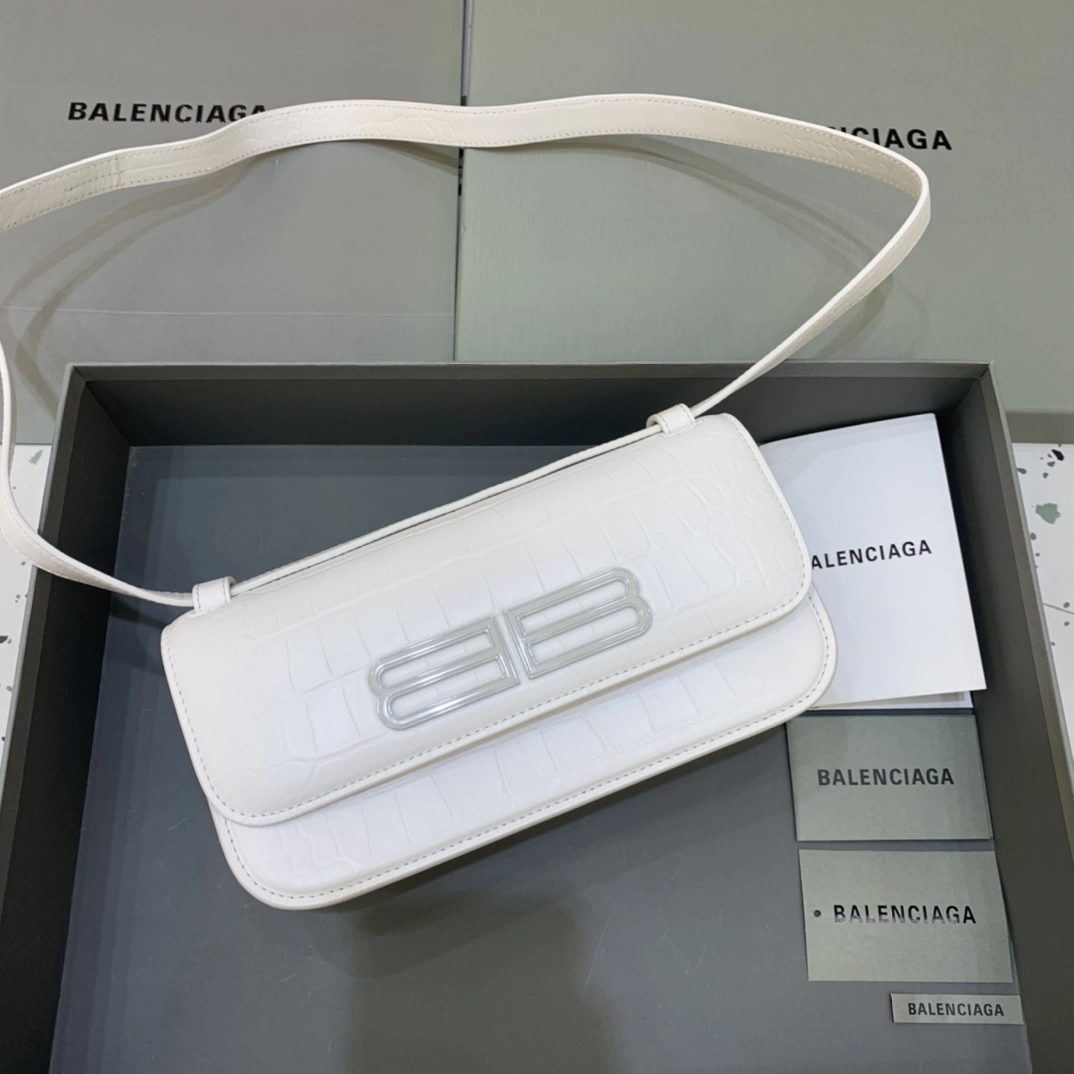 B*alenciaga Top Bag 23.5*12.4*10.4cm Minimalist 9161