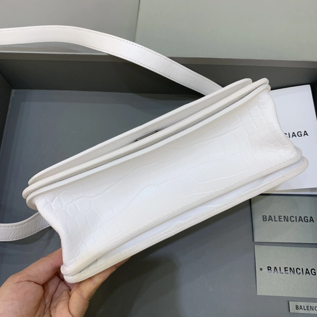B*alenciaga Top Bag 23.5*12.4*10.4cm Minimalist 9161