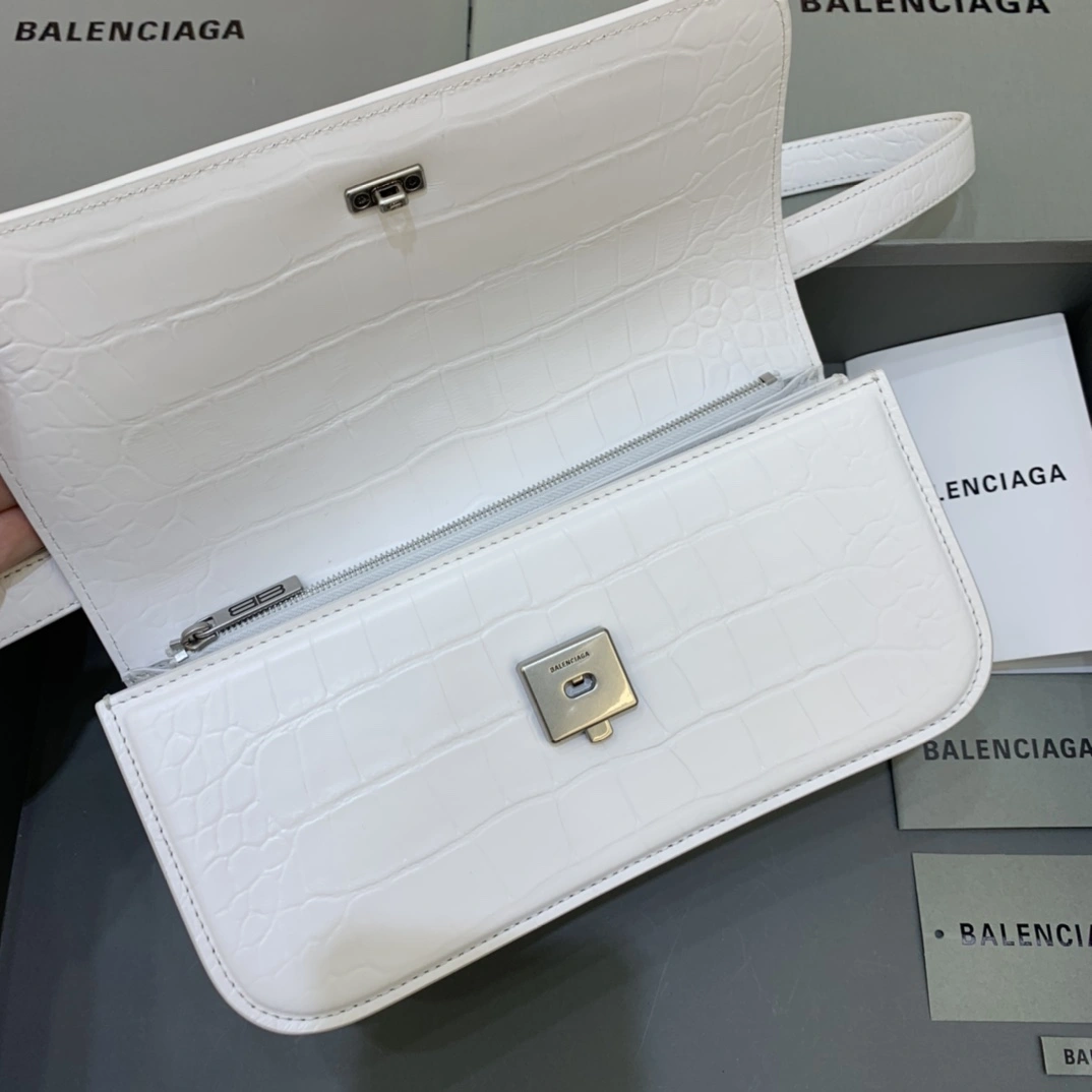 B*alenciaga Top Bag 23.5*12.4*10.4cm Minimalist 9161