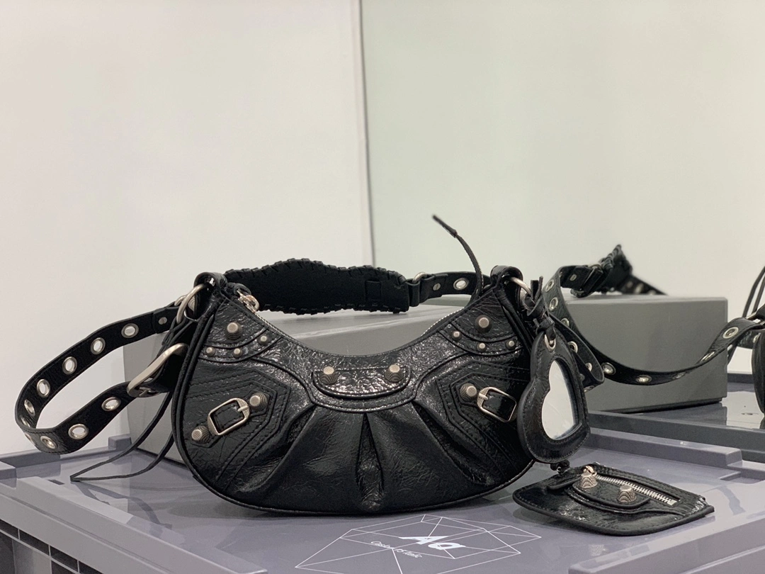 B*alenciaga Top Bag 25*16*6.5cm Original 9186
