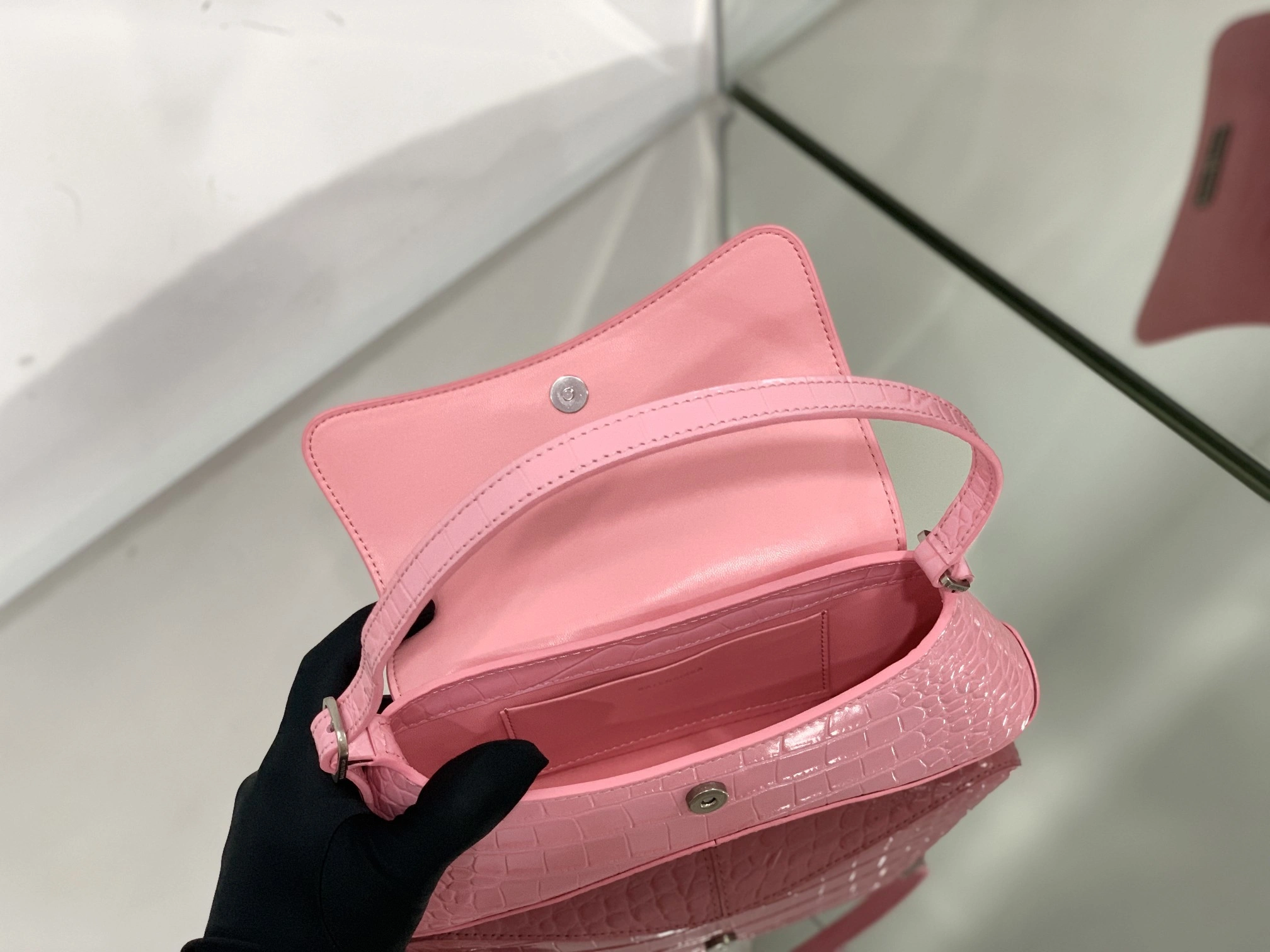 B*alenciaga Top Bag 27*15.5*4.8cm FreshLook 9194