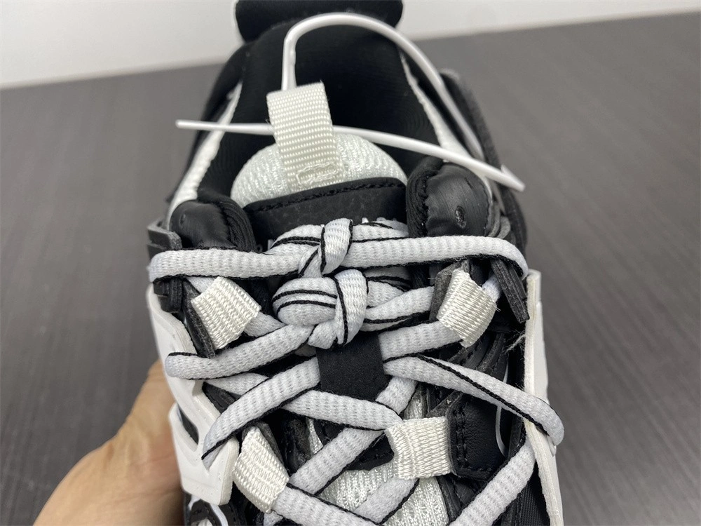 Unique B*alenciaga Track Clear Sole White Black 647741W3BZ 4599